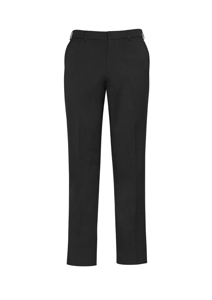 Comfort Wool Stretch Mens Slimline Pant - Charcoal - Front
