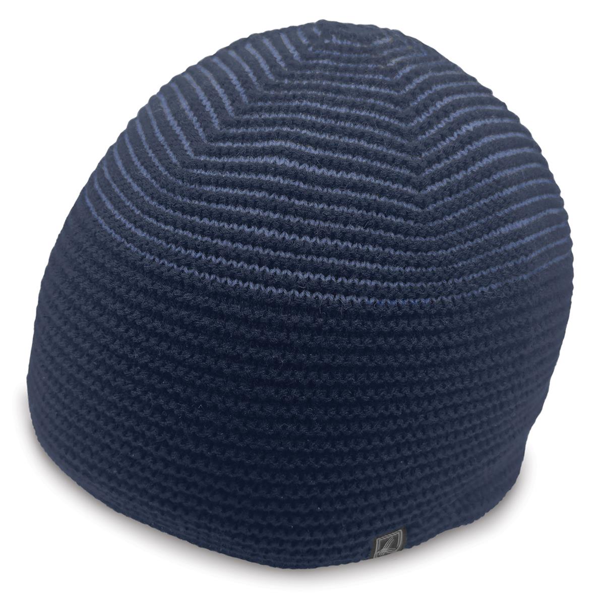 Ridge Beanie - Navy / Dusty Blue - Front