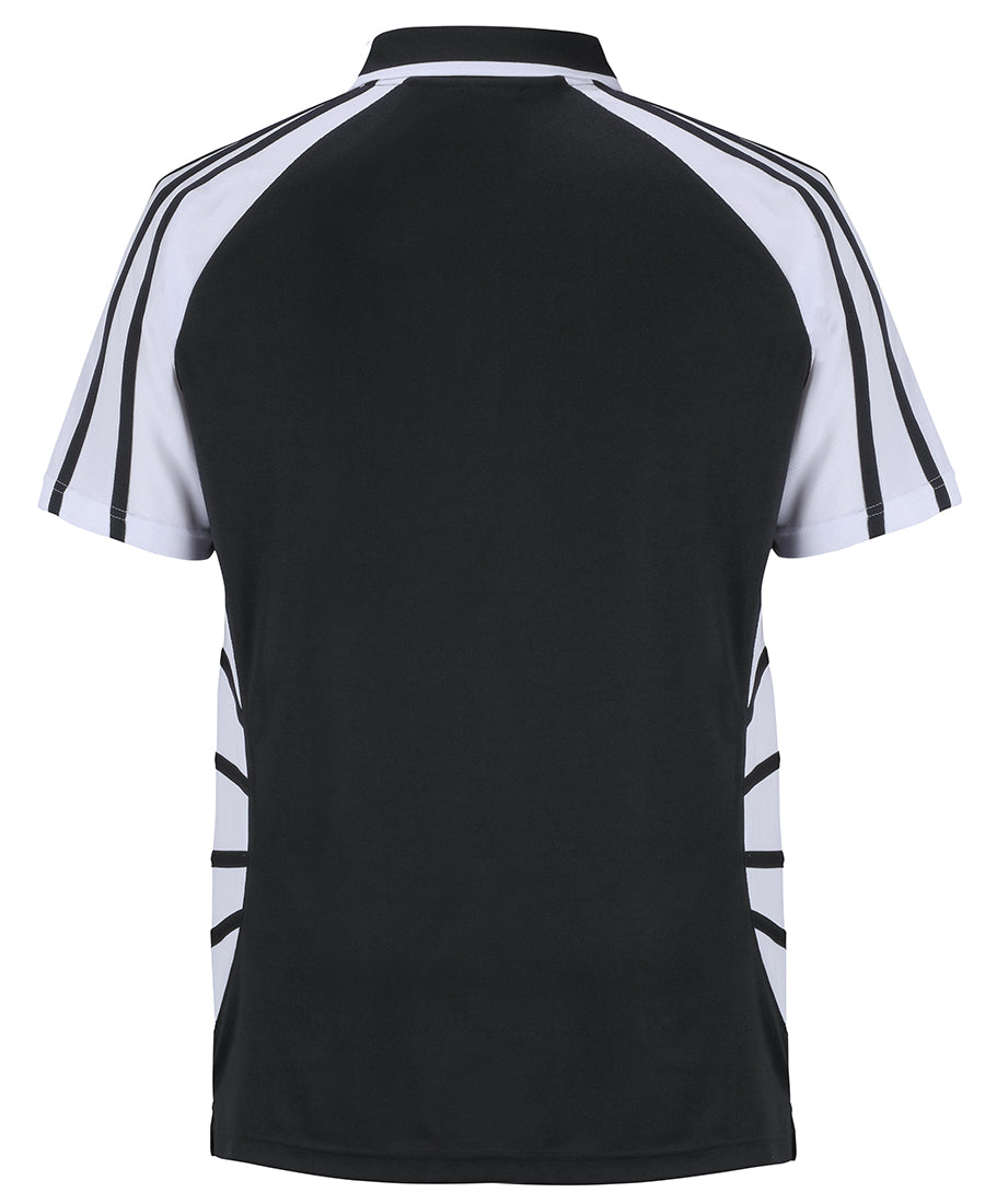 Podium Arachnid Polo - Black/White - Back