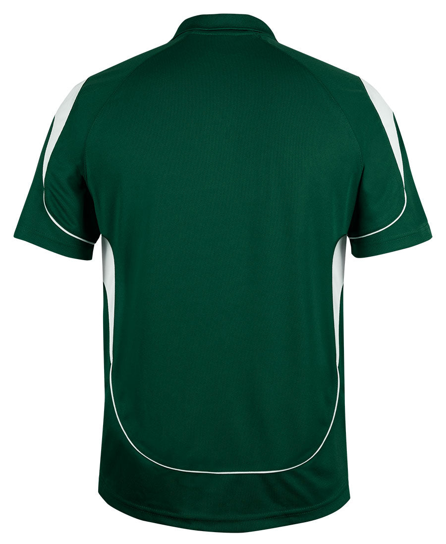 Podium Kids and Adults Bell Polo - Forest/White - Back