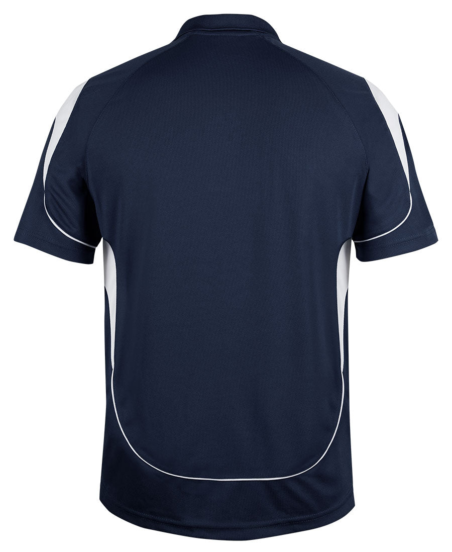 Podium Kids and Adults Bell Polo - Navy/White - Back