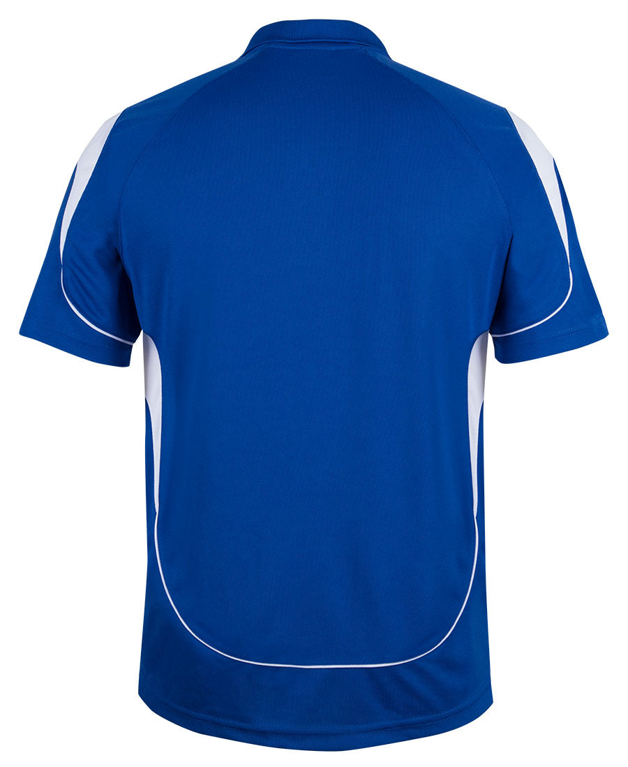 Podium Kids and Adults Bell Polo - Royal/White - Back