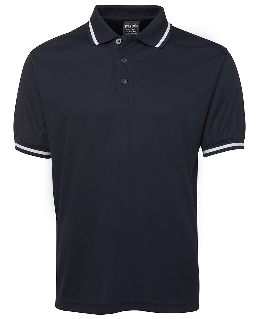 Podium Bold Polo - Navy/White - Front