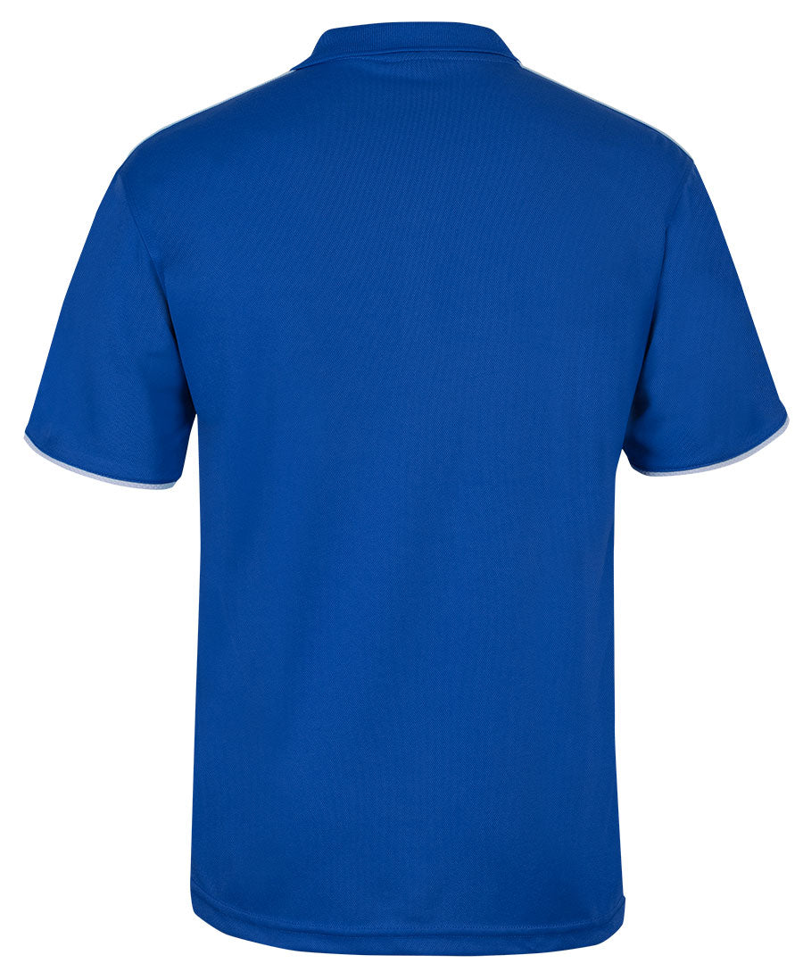 Podium Cool Polo - Royal/White/Grey - Back