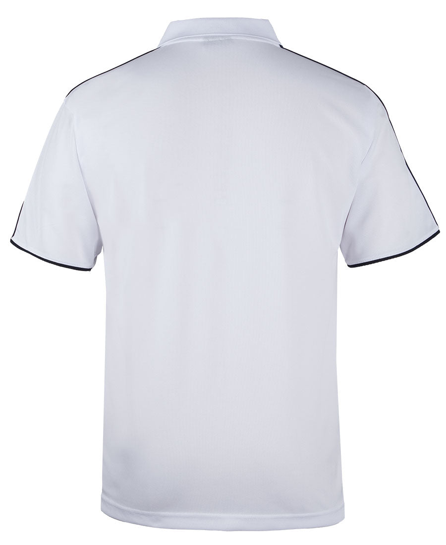 Podium Cool Polo - White/Navy/Grey - Back
