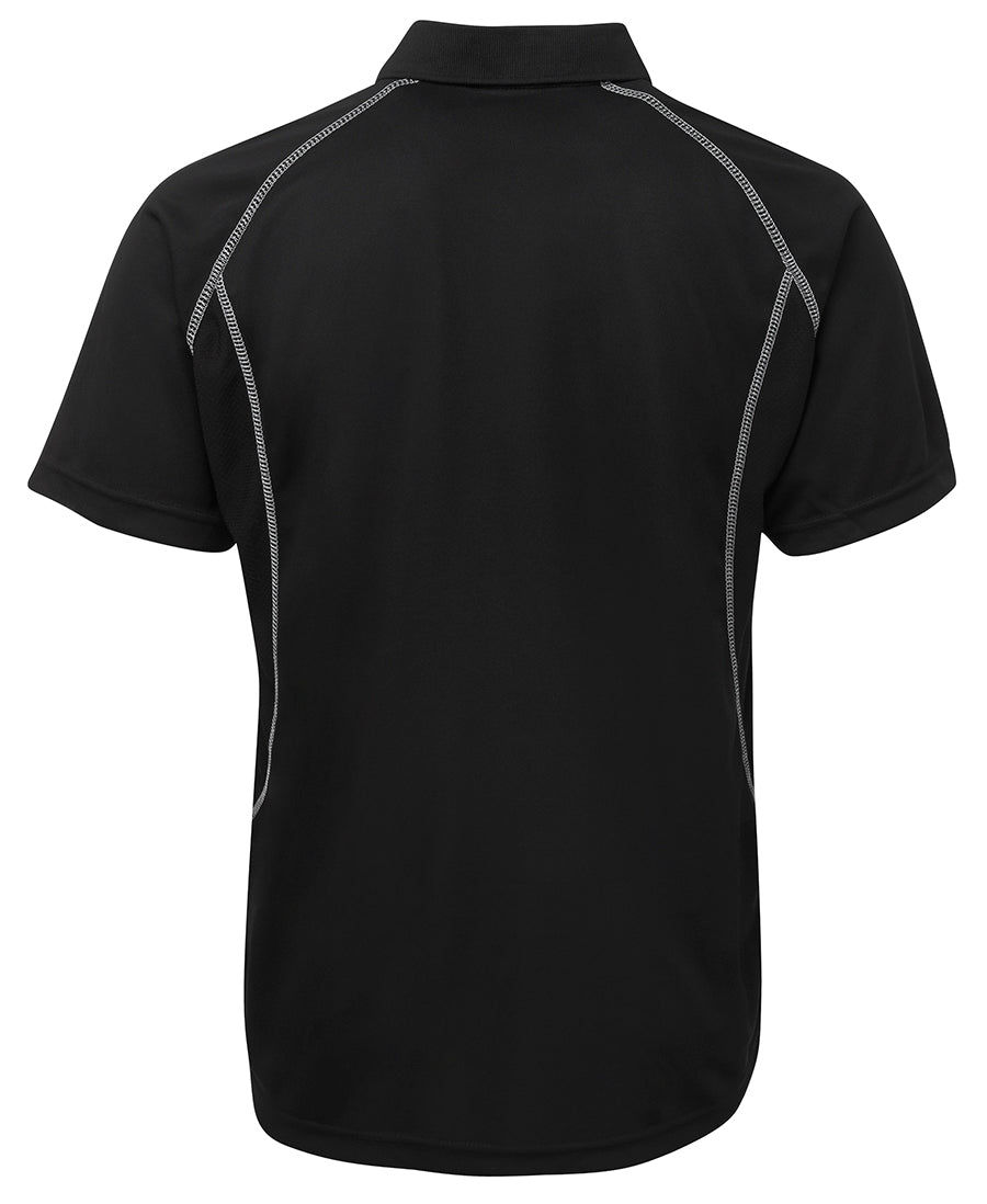 Podium Insert Polo - Black/Grey - Back