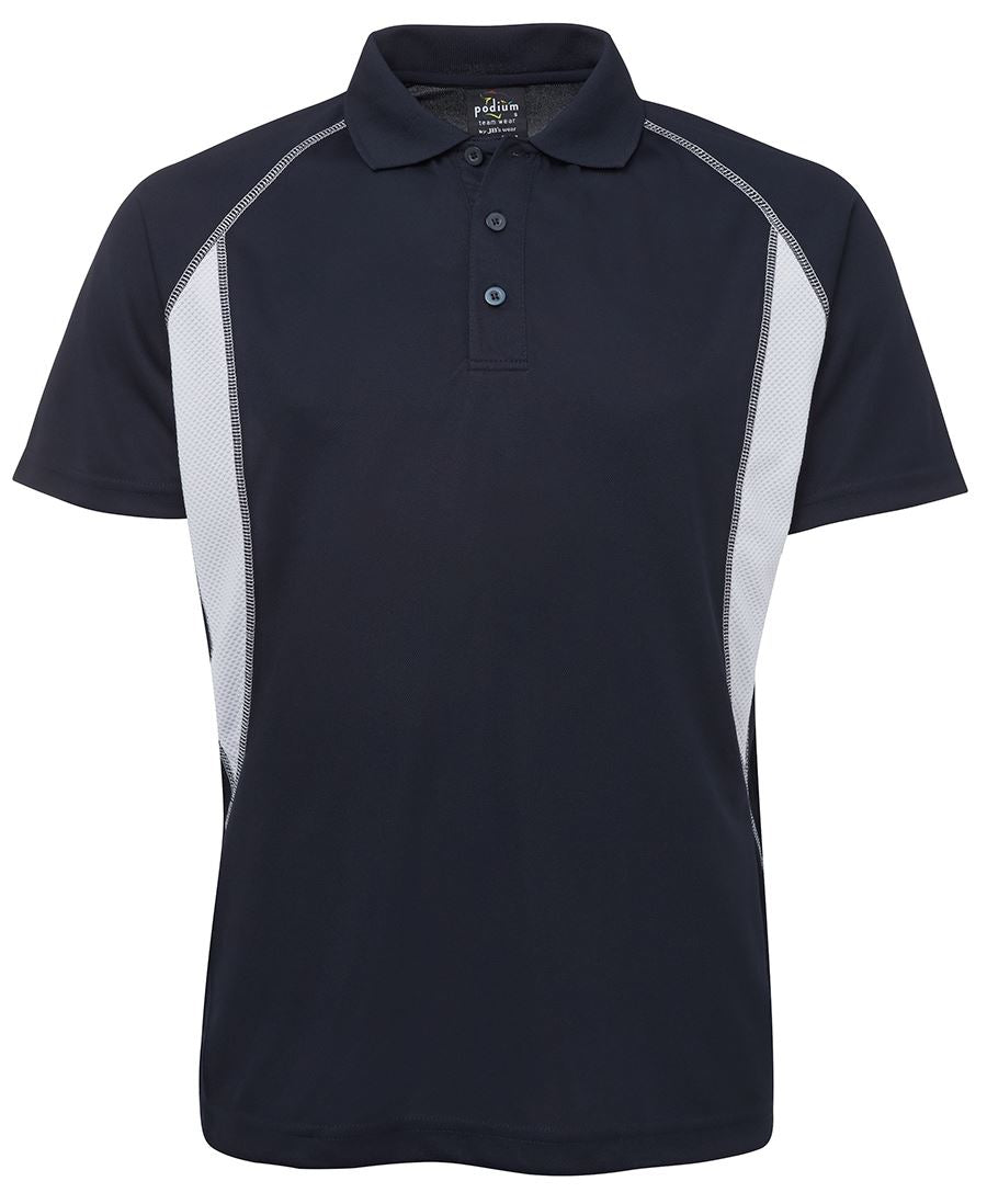 Podium Insert Polo - Navy/White - Front