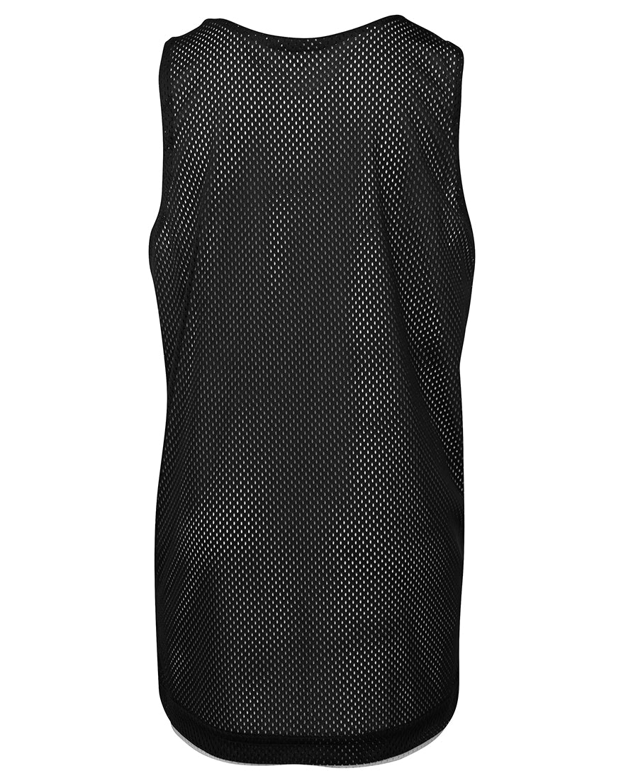 Podium Kids and Adults Reversible Training Singlet - Black/White - Back
