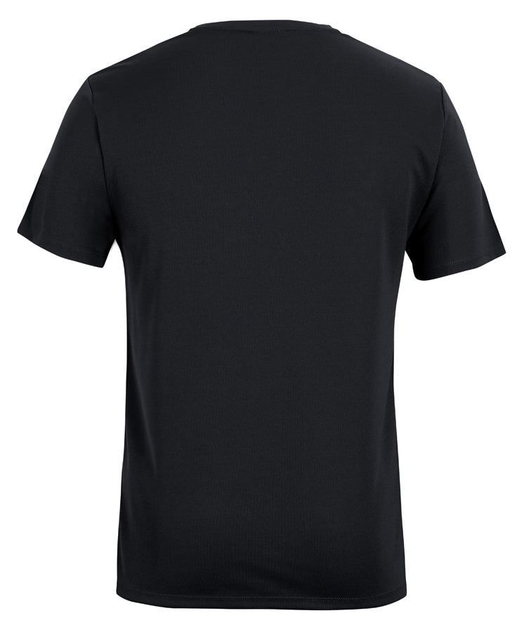 Podium Kids & Adults Poly Tee - Black - Back