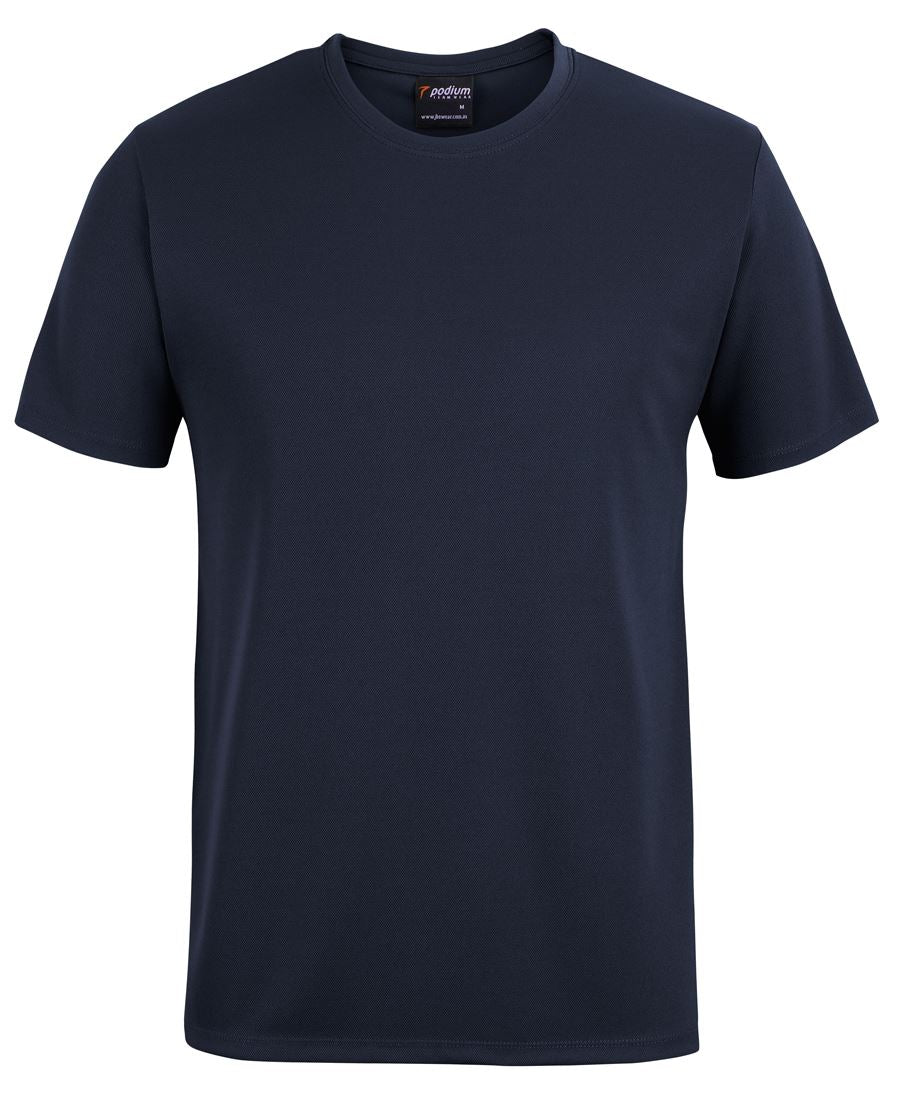 Podium Kids & Adults Poly Tee - Navy - Front