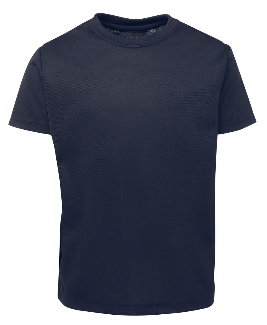 Podium Kids & Adults Poly Tee - Navy - Front