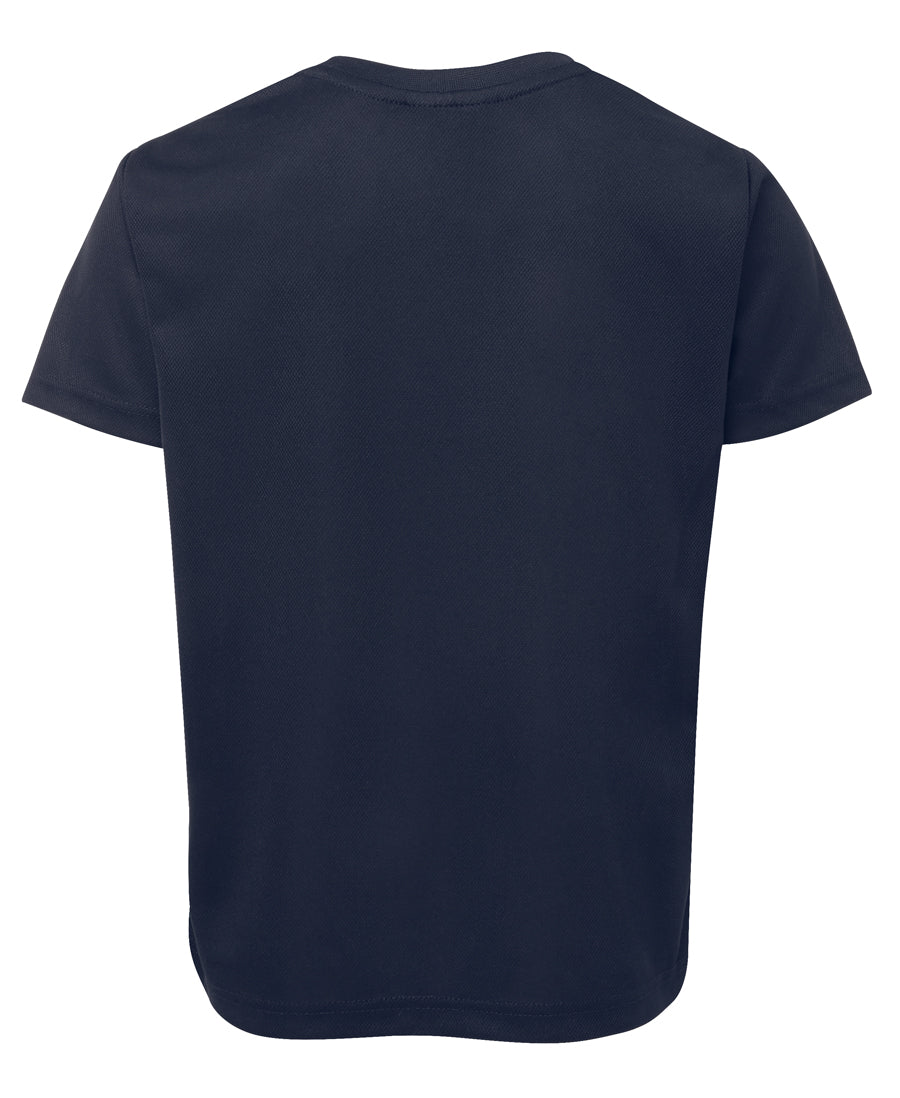 Podium Kids & Adults Poly Tee - Navy - Back