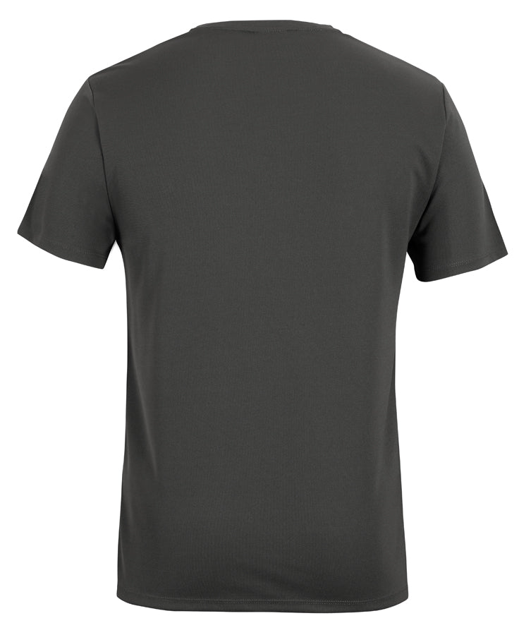 Podium Kids & Adults Poly Tee - Gunmetal - Back