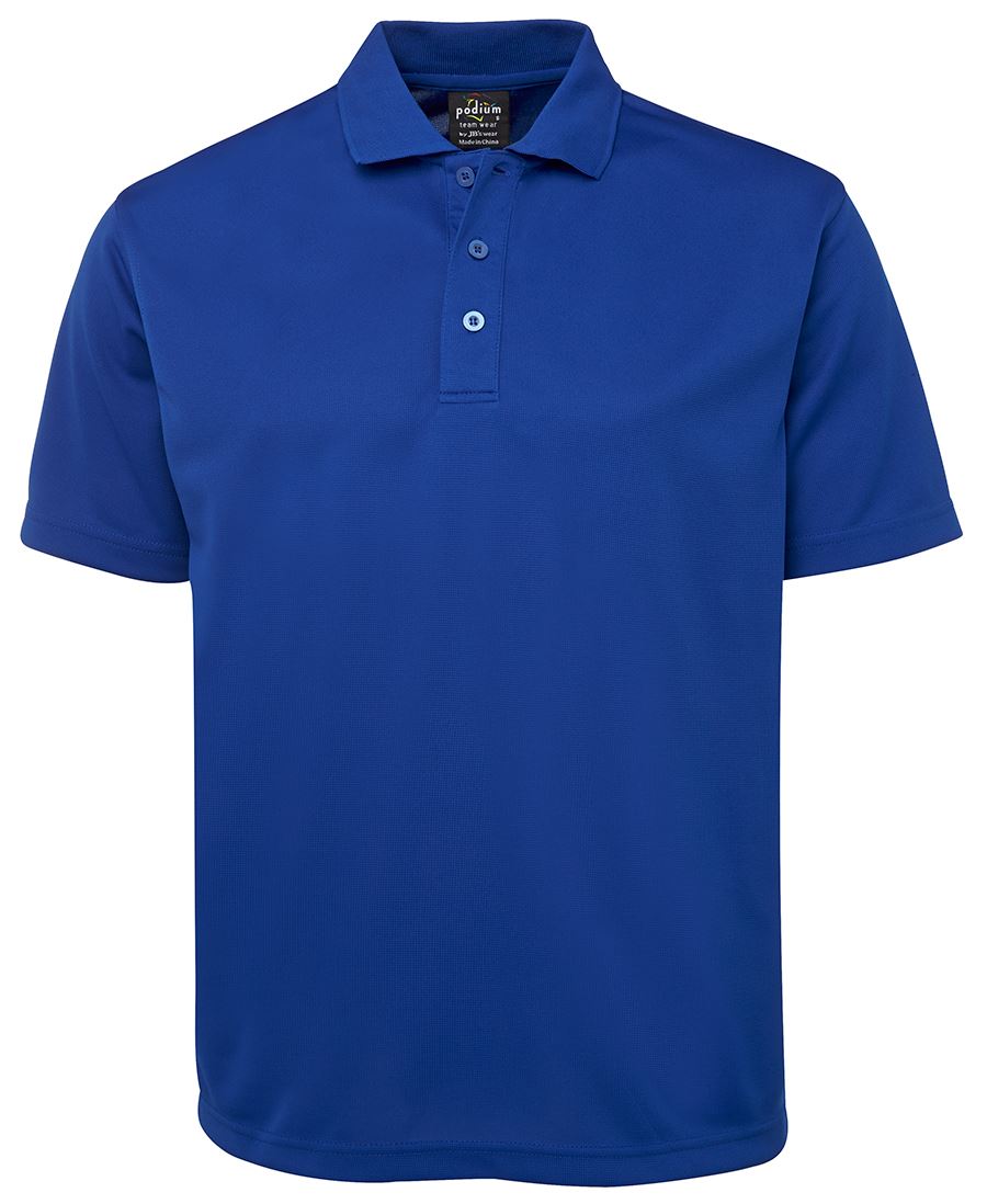 Podium S/S Poly Polo - Royal - Front