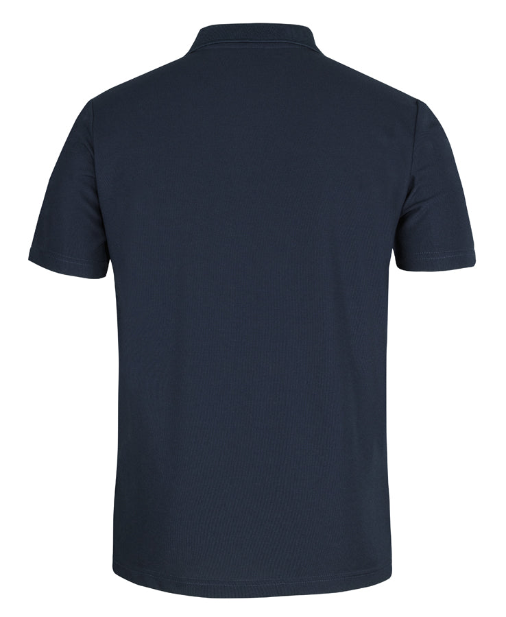 Podium S/S Recycled Polyester Pocket Polo - Navy - Back