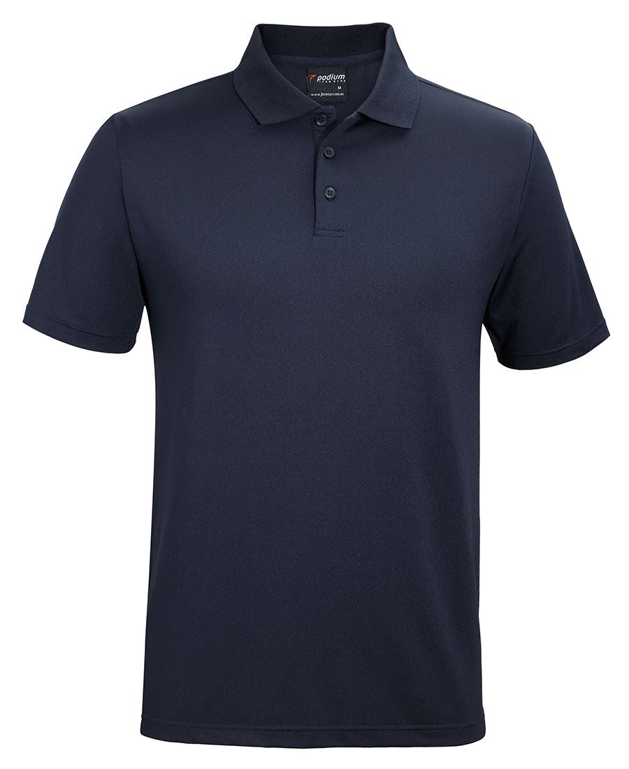 Podium Stretch Polo - Navy - Front