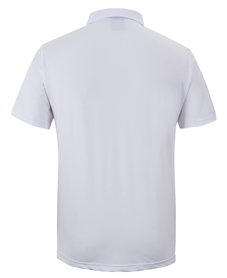 Podium Stretch Polo - White - Back