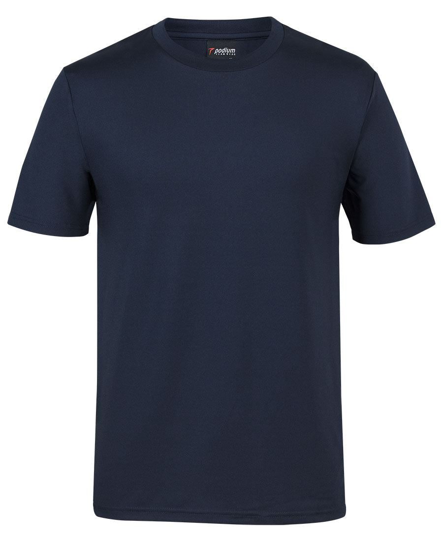 Podium Stretch Tee - Navy - Front