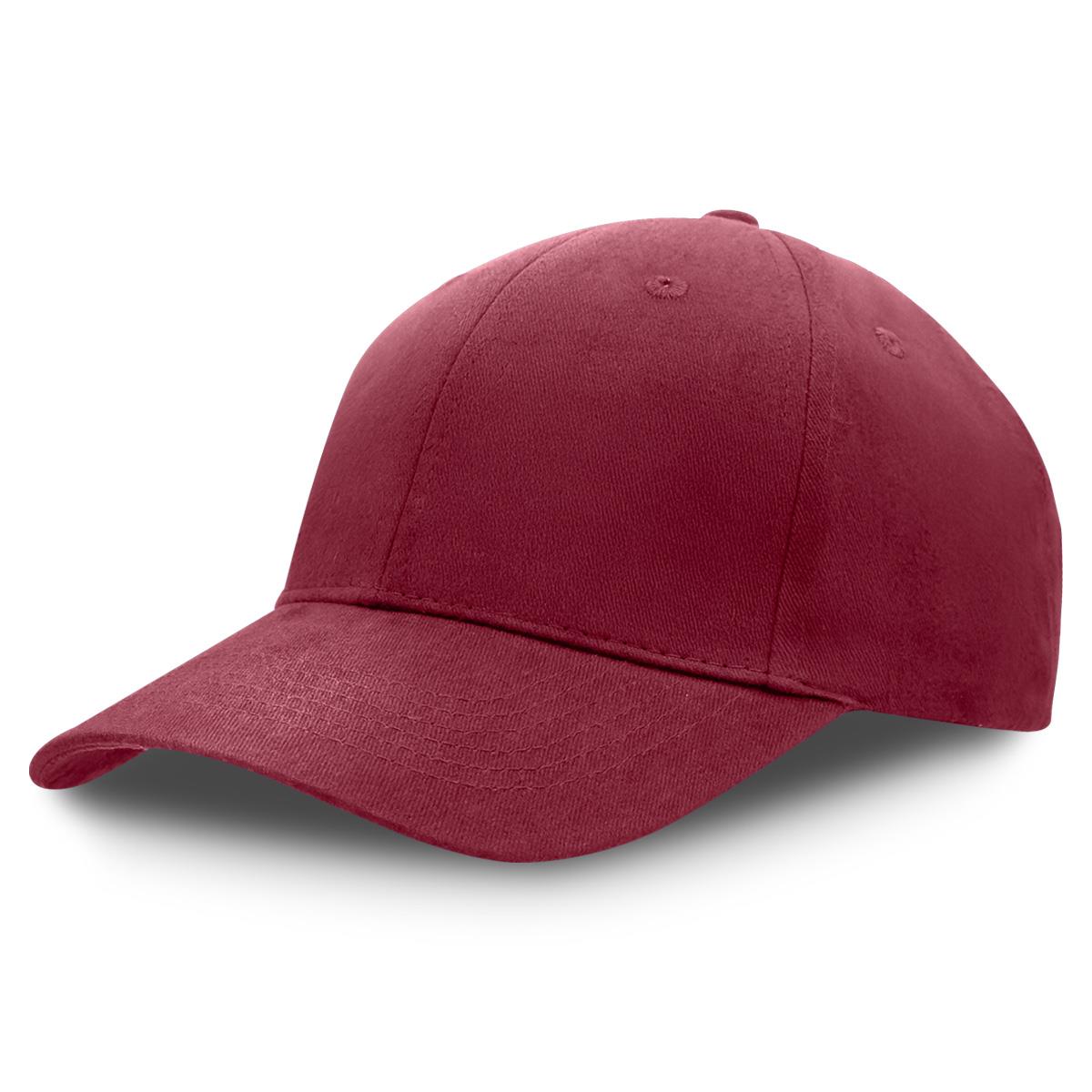 Premium Soft Cotton Cap - Antique Cherry - Front