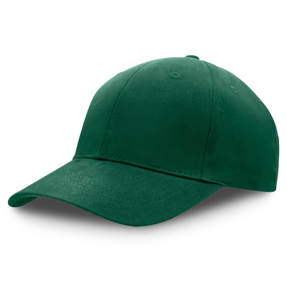 Premium Soft Cotton Cap - Emerald - Front