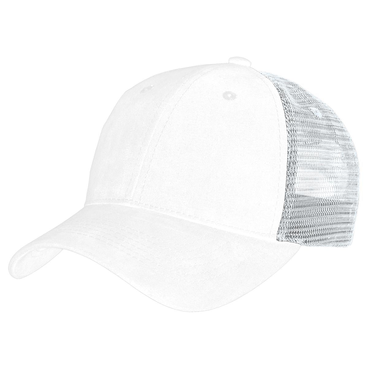 Premium Soft Mesh Cap - Chalk White / Chalk White - Front