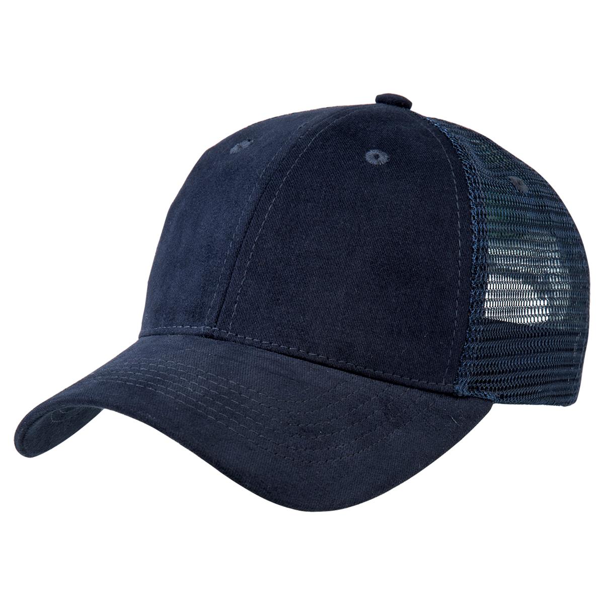 Premium Soft Mesh Cap - Navy / Navy - Front