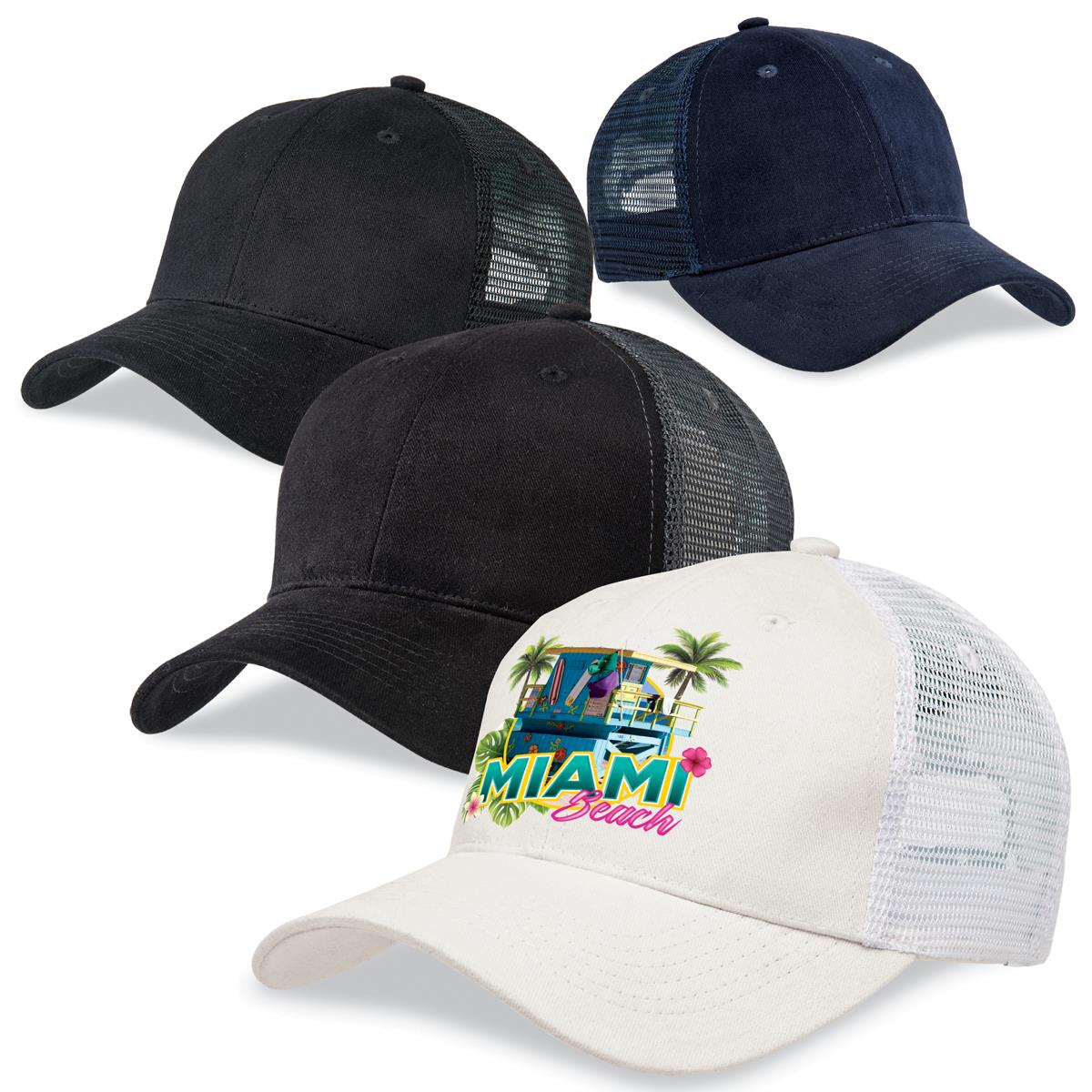 Premium Soft Mesh Cap - view