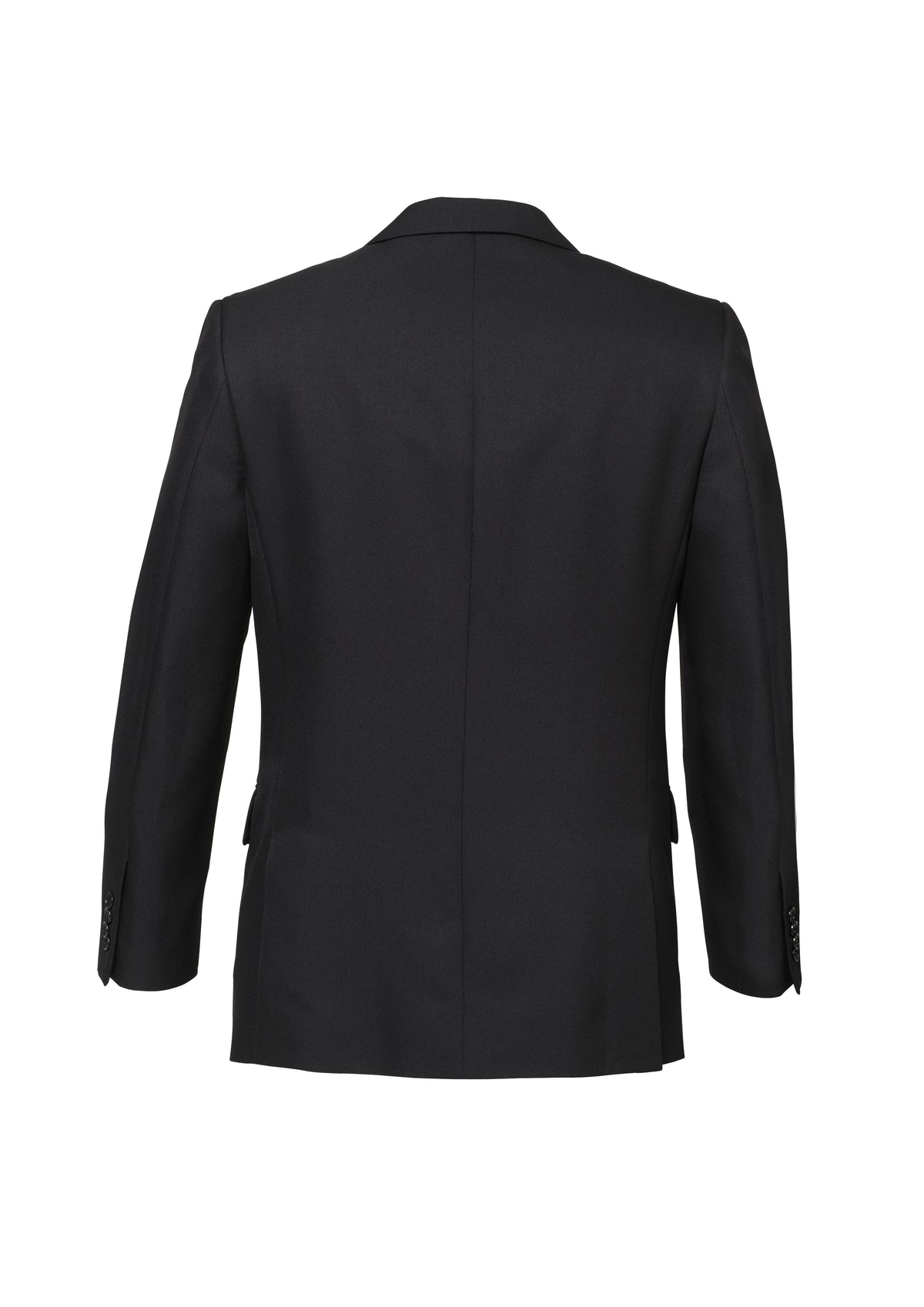 Cool Stretch Mens 2 Button Classic Jacket - Charcoal - Back