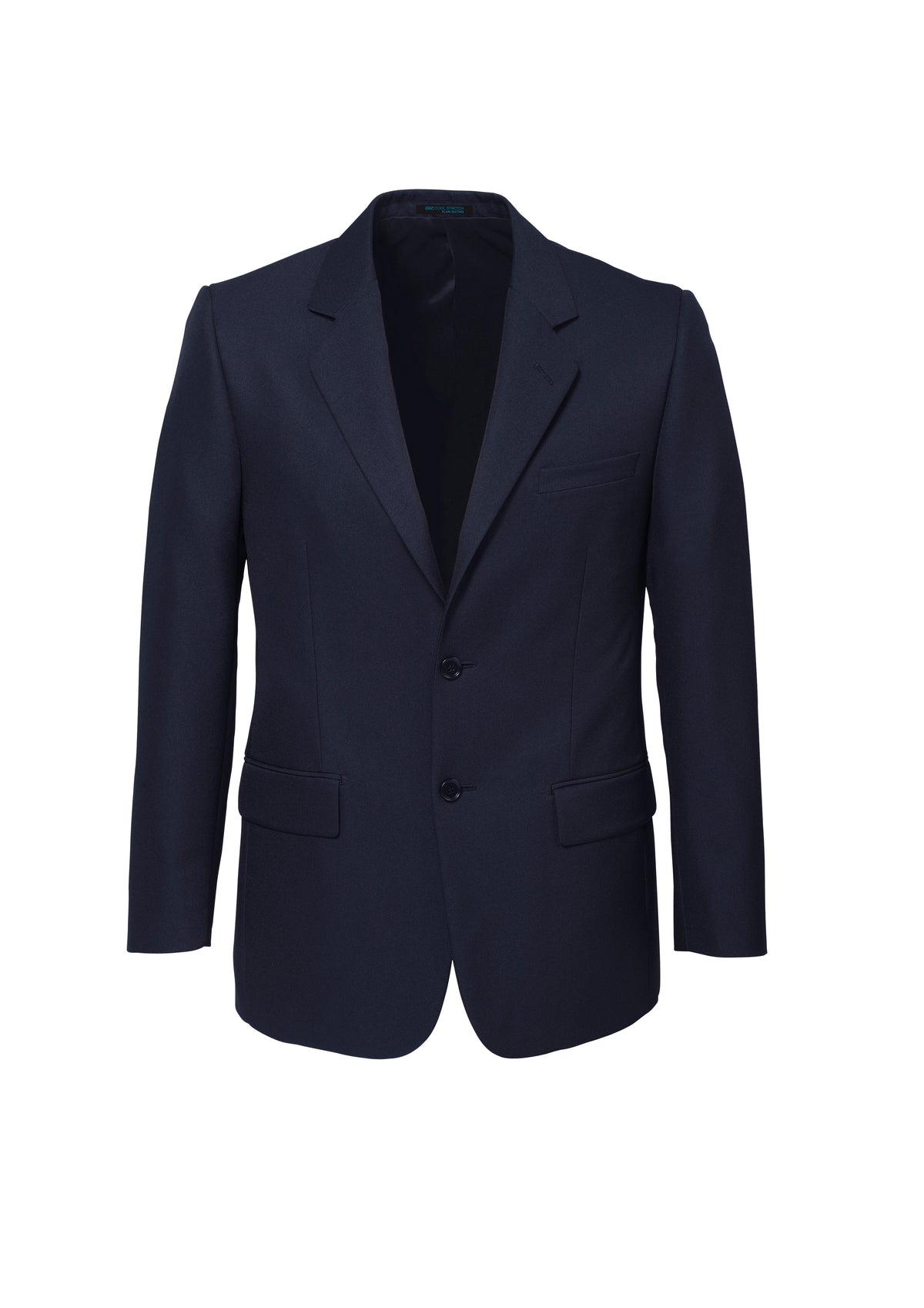 Cool Stretch Mens 2 Button Classic Jacket - Navy - Front