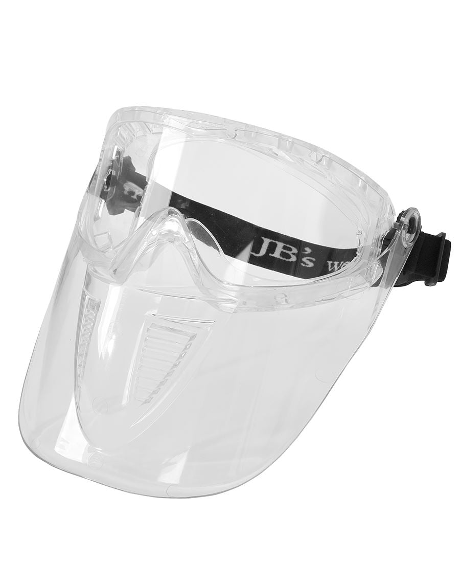 JB's Goggle and Mask Combination - Clear Lens - Front