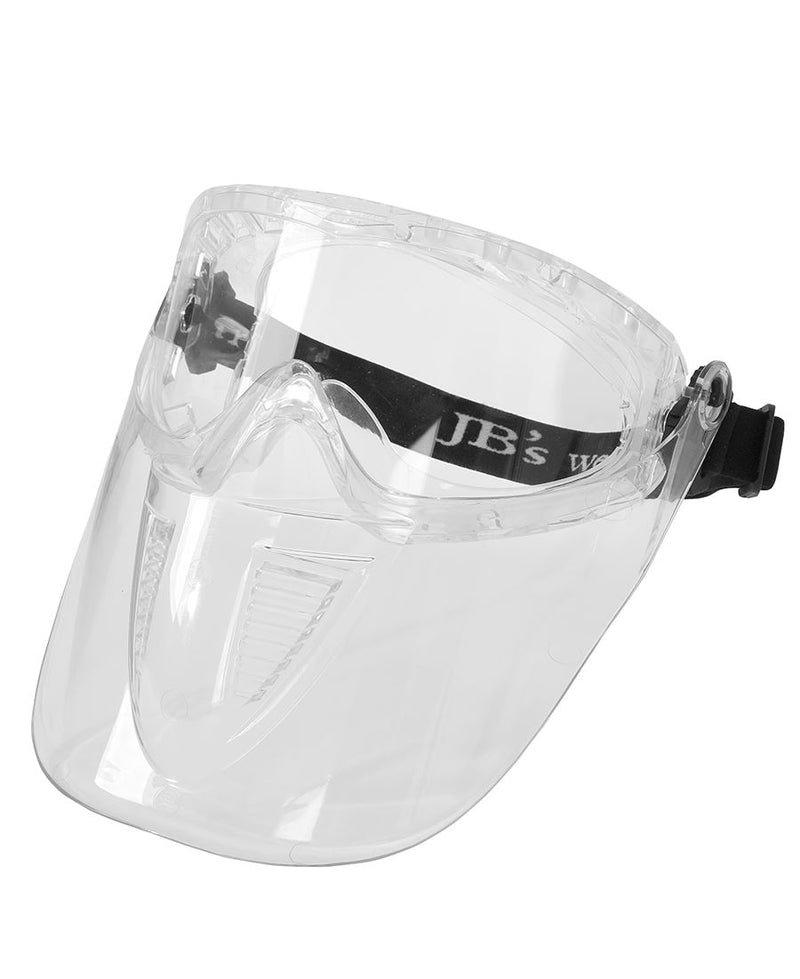 JB's Goggle and Mask Combination - Clear Lens - Front
