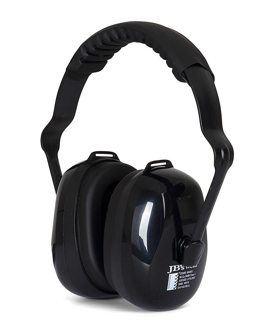JB's Class 5 Ear Muff - Black - Front