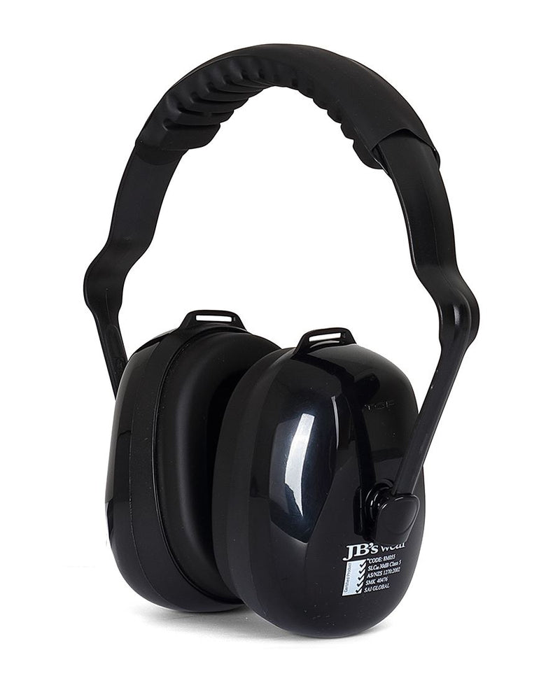 JB's Class 5 Ear Muff - Black - Front