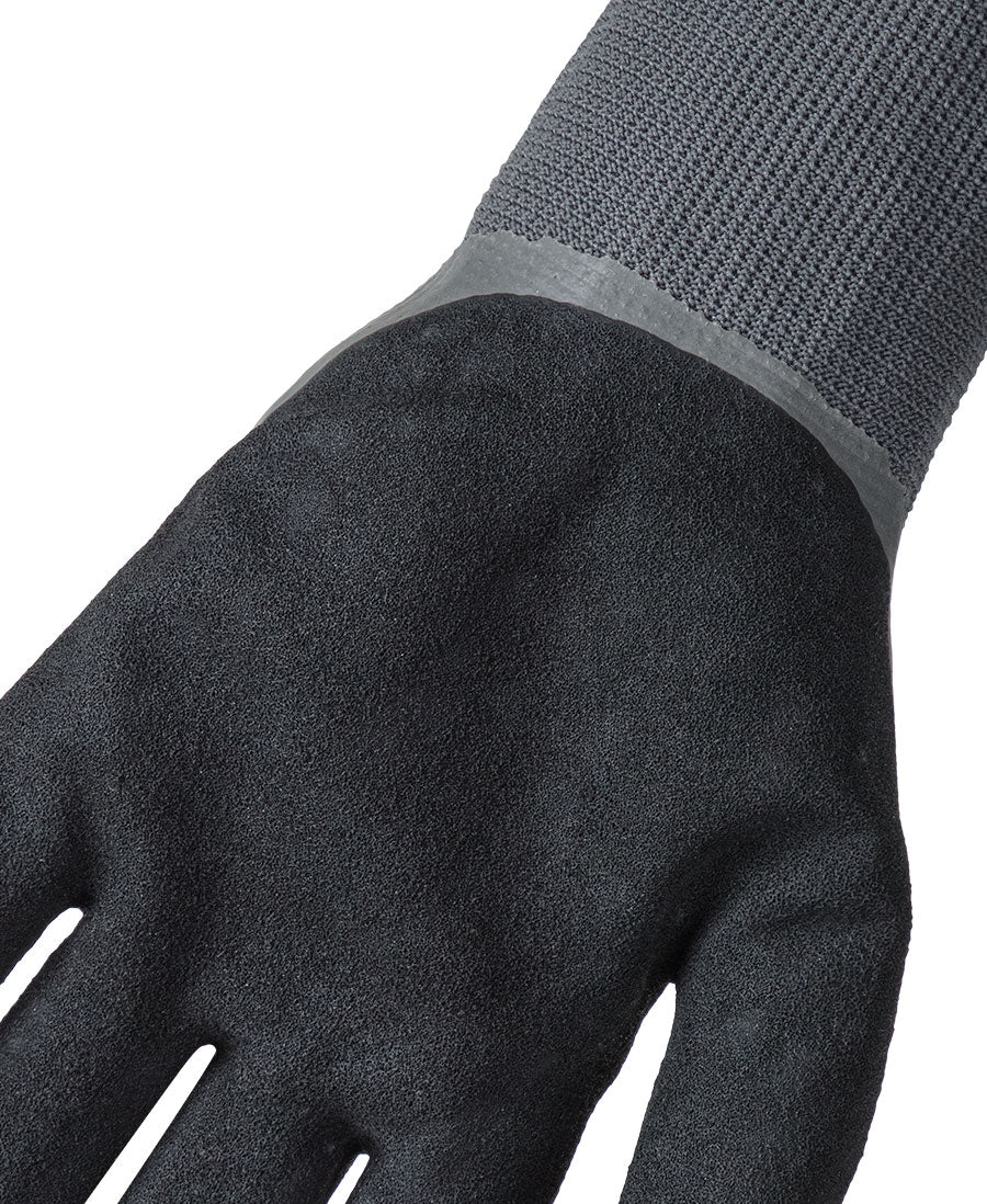 JB's Waterproof Latex Coat Freezer Glove (5 pack) - Grey/Charcoal - Back