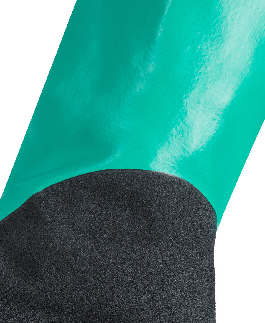 JB's Type A Nitrile Chemical Glove - Green/Black - Back