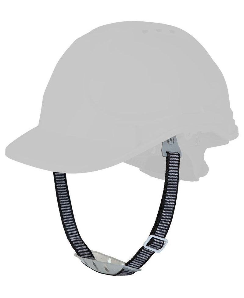 JB's Detachable Helmet Chinguard (10 pack) - Black/Grey - Front