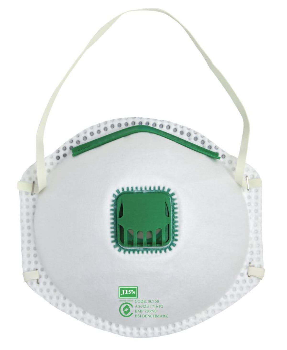 JB's P2 Respirator With Valve (12 pack)