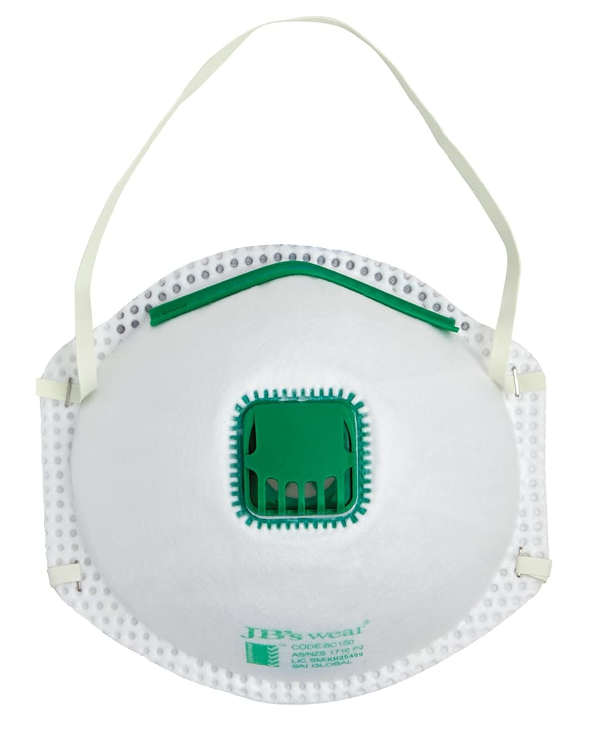 JB's P2 Respirator With Valve (12 pack)
