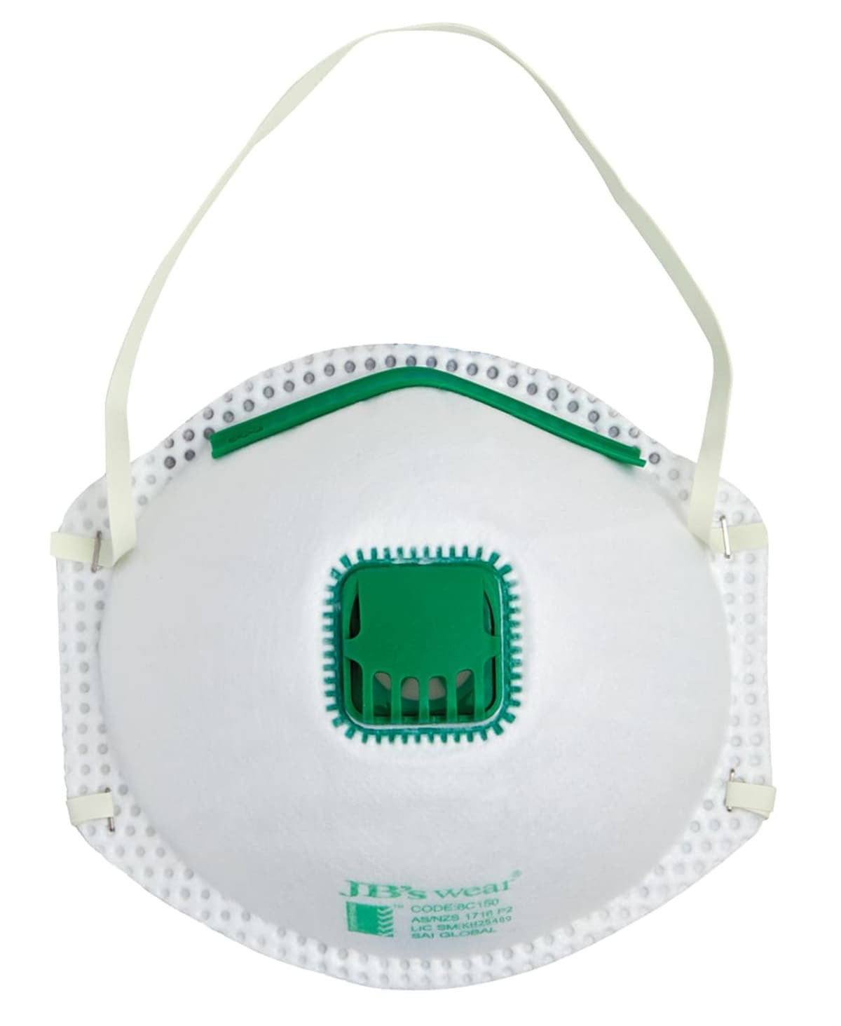 JB's Blister (3pc) P2 Respirator With Valve