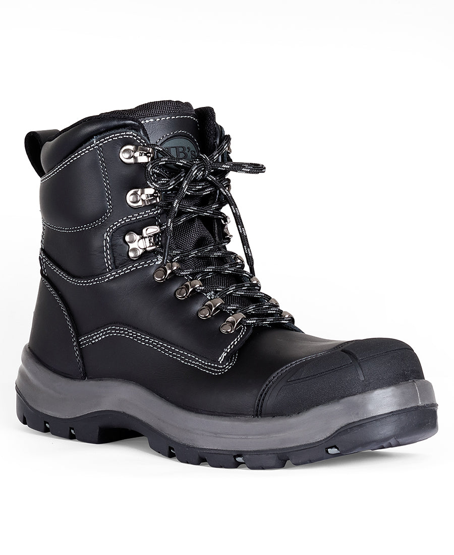 JB's Roadtrain Zip Safety Boot - Black - Front