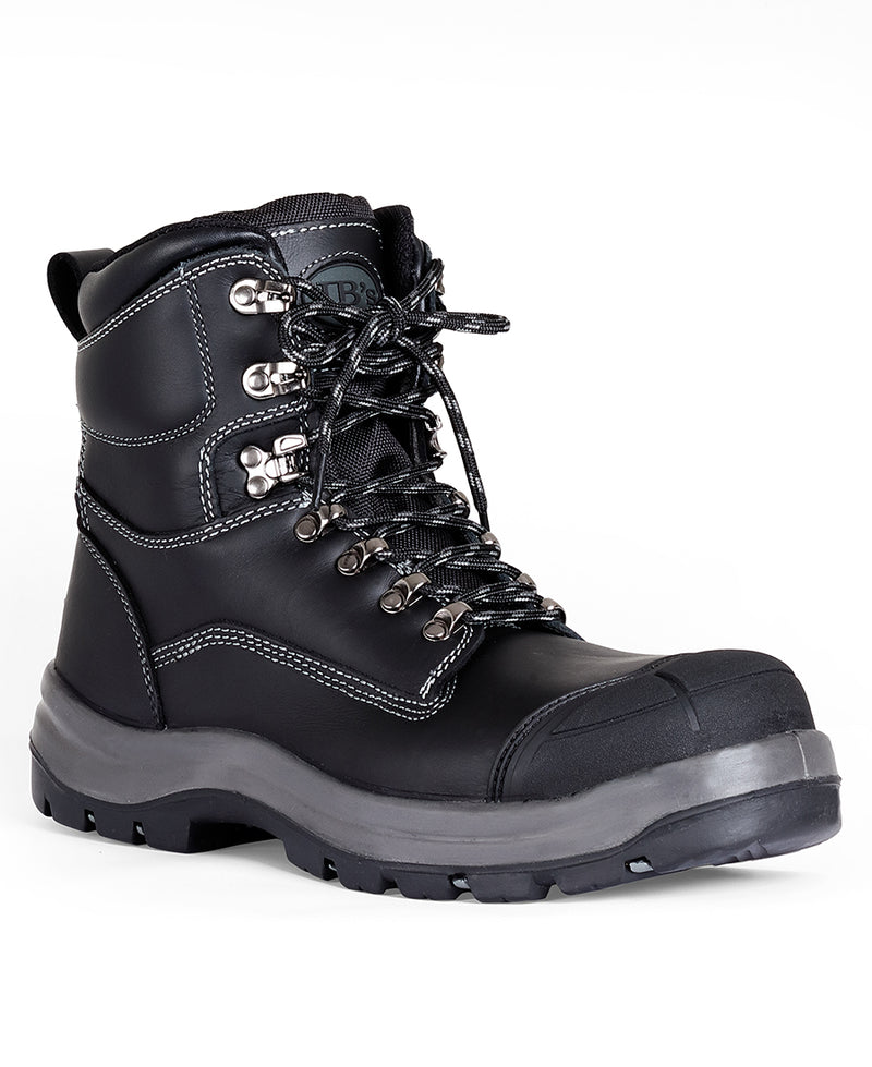 JB's Roadtrain Zip Safety Boot - Black - Front