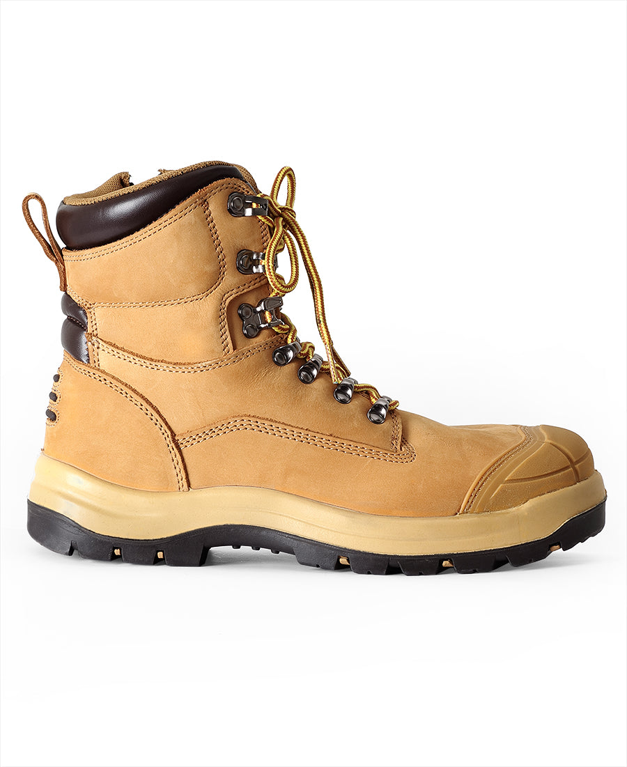 JB's Roadtrain Zip Safety Boot - Wheat - Back