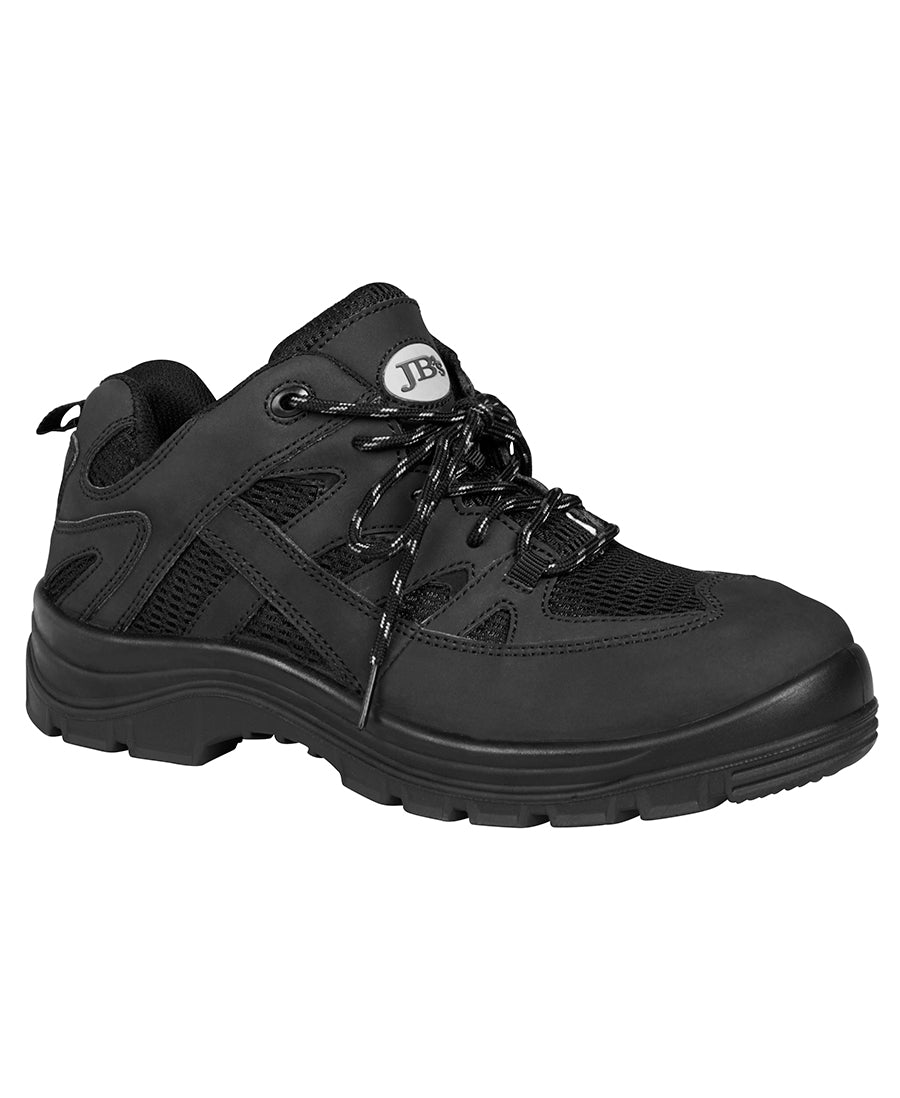 JB's Safety Sport Shoe - Black/Black - Front