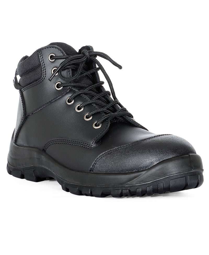 JB's Steeler Zip Safety Boot - Black - Front