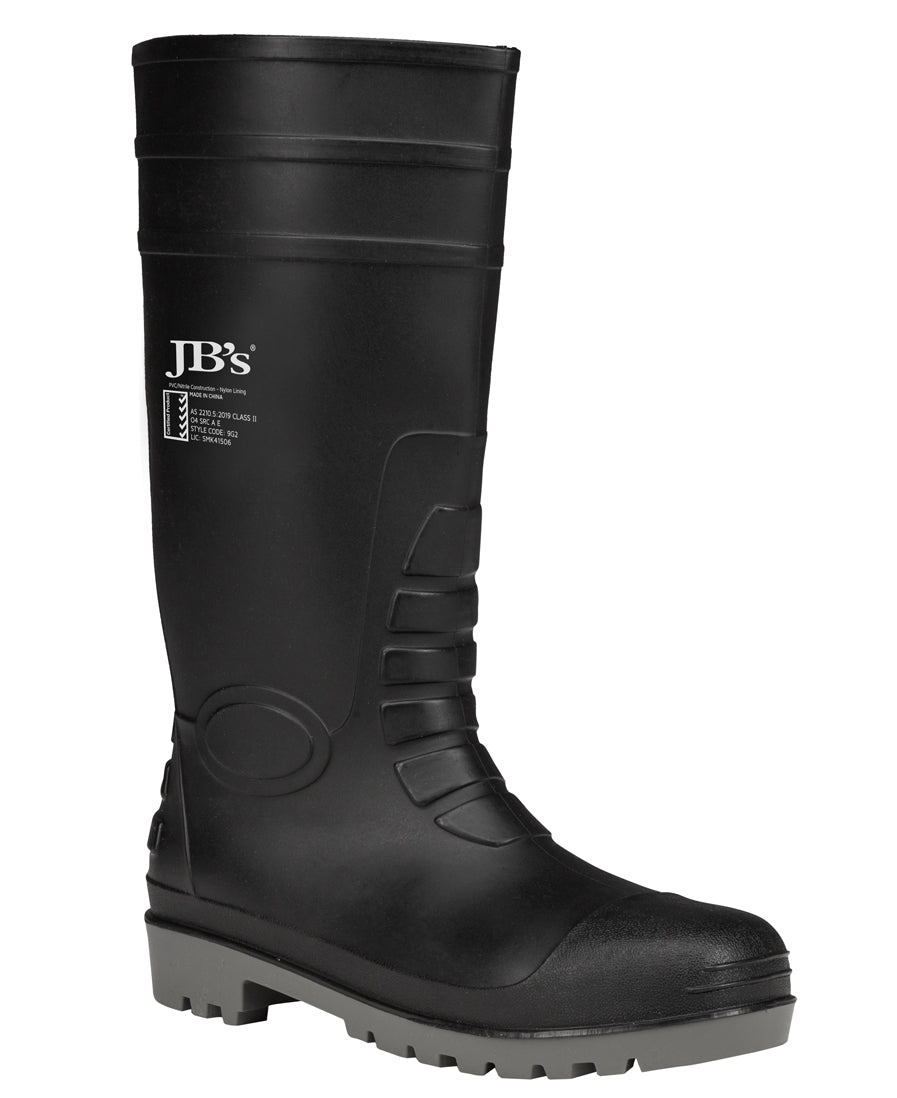 JB's Trad Gumboot - Black - Front