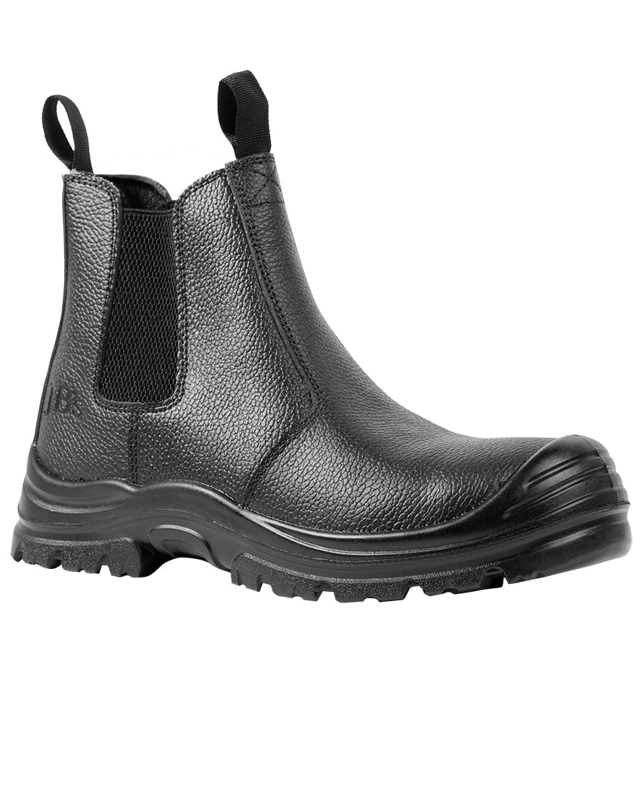JB's Rock Face Elastic Sided Boot - Black - Front