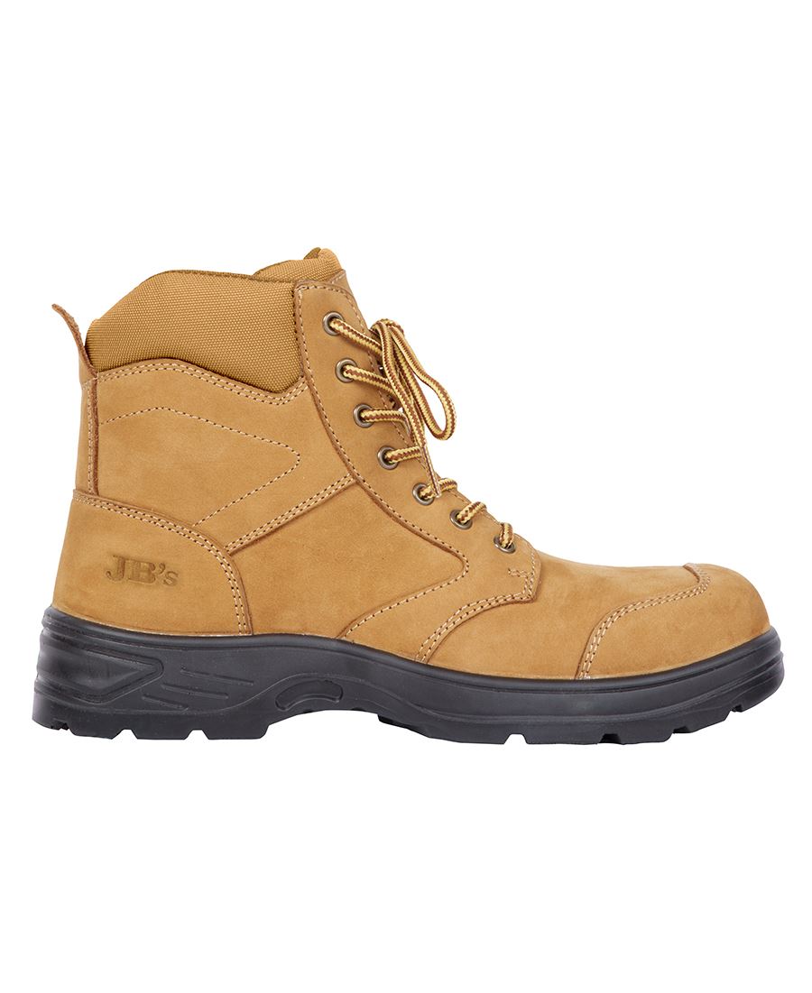 JB's Composite Toe 5” Zip Boot - Wheat - Back
