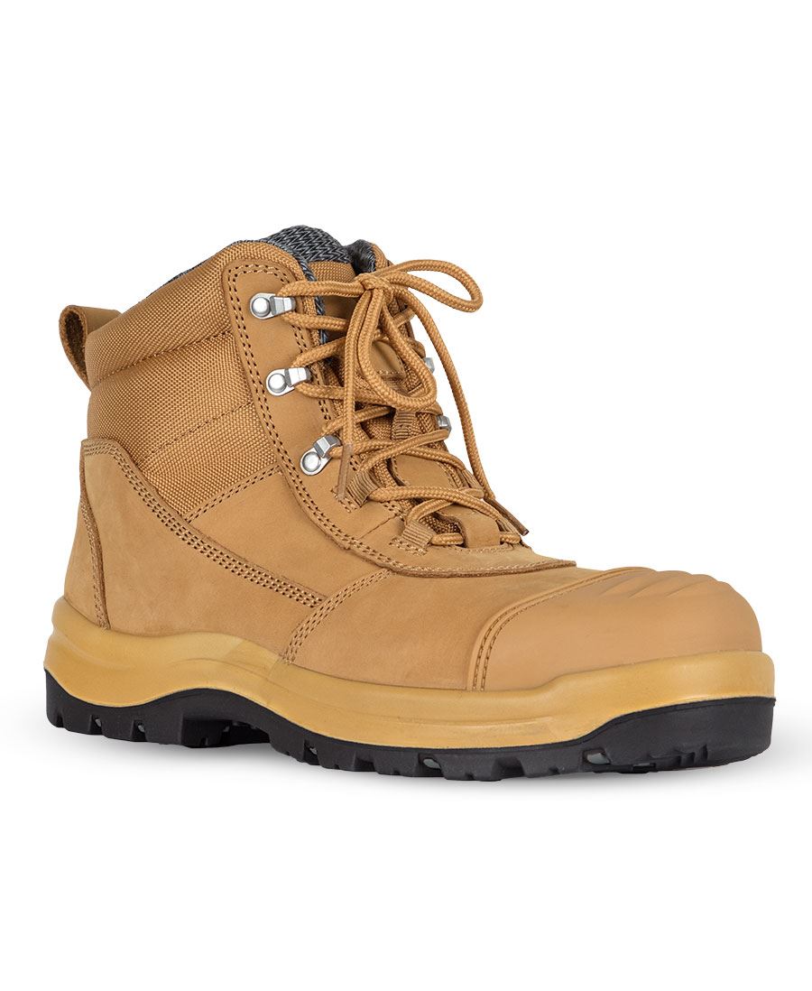 JB's Atrax Zip Safety Boot - Wheat/Grey - Front