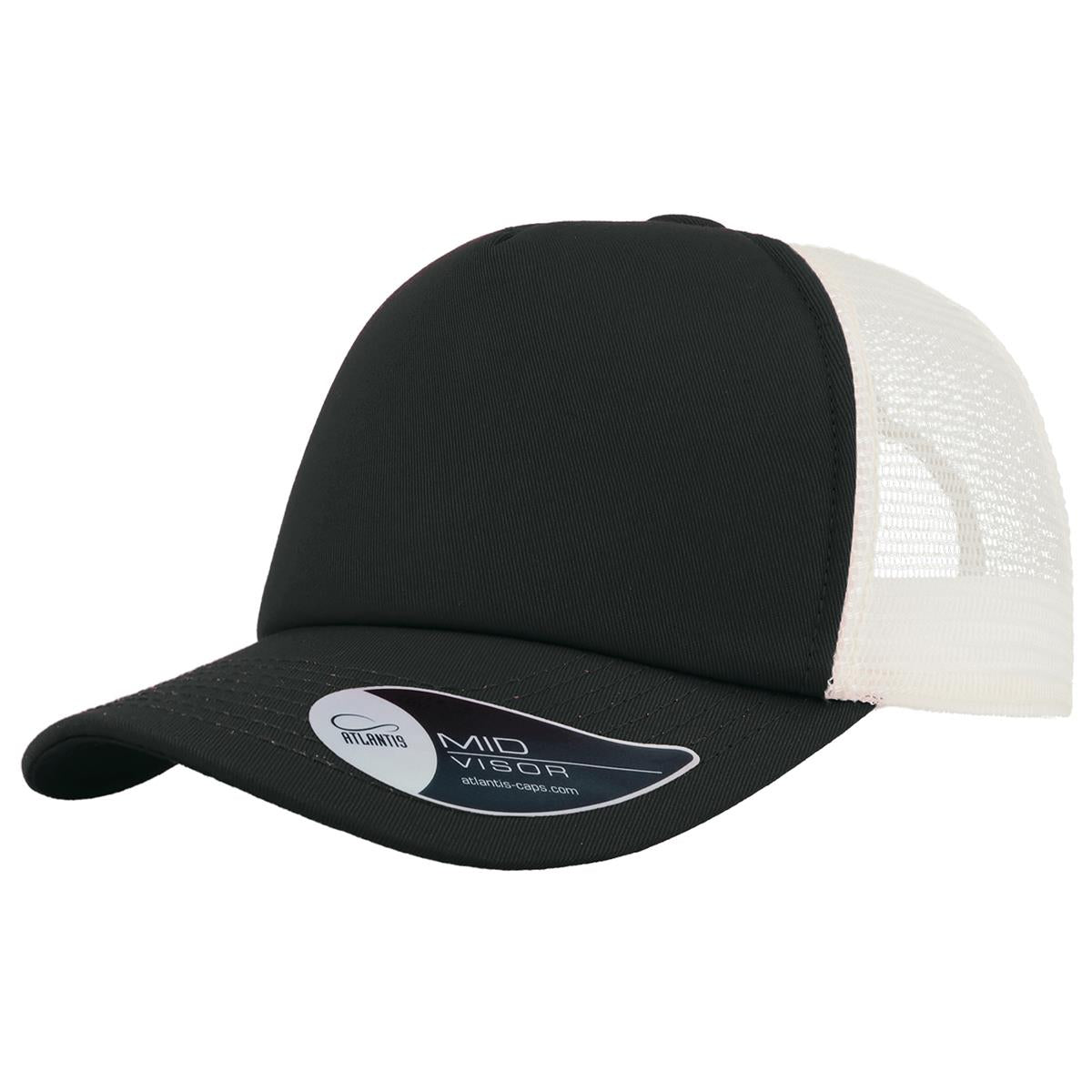 Record Trucker - Black / White - Front