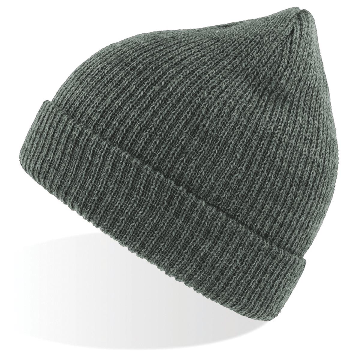 Woolly Beanie - Grey Melange - Front